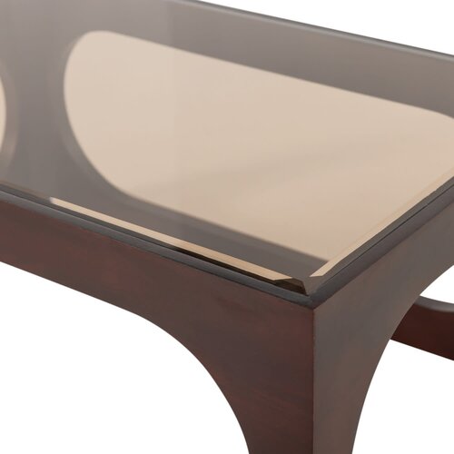 Woood Salontafel Trax - Acaciahout Bruin Woood Salontafel Trax - Acaciahout Bruin