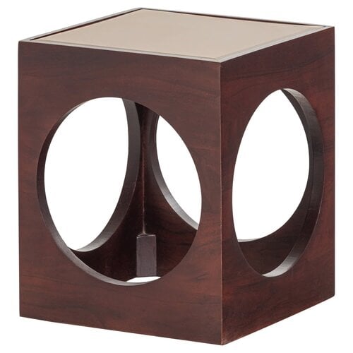Woood Bijzettafel Trax - Acaciahout Bruin Woood Bijzettafel Trax - Acaciahout Bruin
