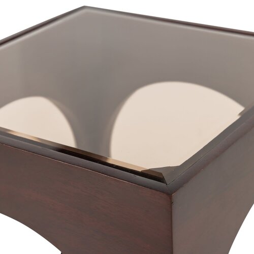 Woood Bijzettafel Trax - Acaciahout Bruin Woood Bijzettafel Trax - Acaciahout Bruin