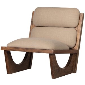 Woood Opulent Fauteuil - Bouclé/Hout Naturel Woood Opulent Fauteuil - Bouclé/Hout Naturel