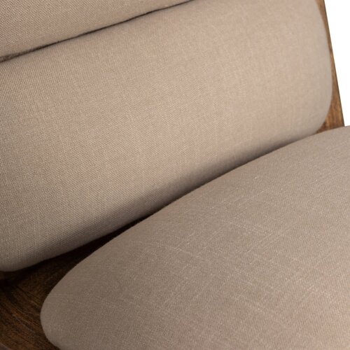 Woood Opulent Fauteuil - Bouclé/Hout Naturel Woood Opulent Fauteuil - Bouclé/Hout Naturel