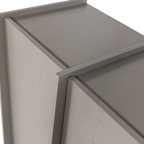 Woood Brock Kast met 2 deuren - Warmgrijs Woood Brock Kast met 2 deuren - Warmgrijs