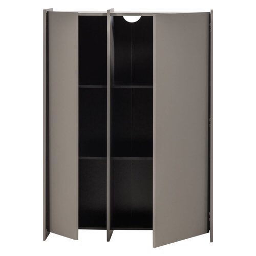 Woood Brock Kast met 2 deuren - Warmgrijs Woood Brock Kast met 2 deuren - Warmgrijs