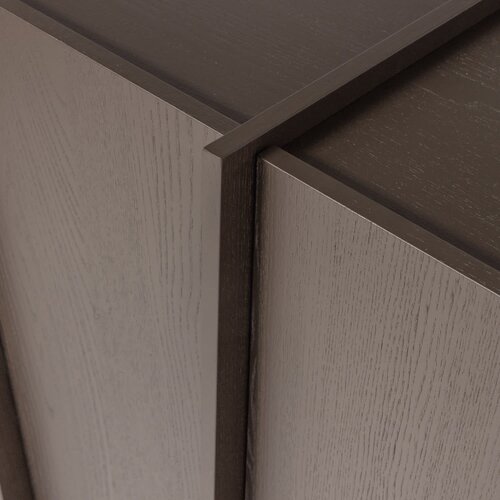 Woood Brock Kast met 2 deuren - Middenbruin Woood Brock Kast met 2 deuren - Middenbruin