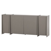 Brock Dressoir 200 cm - Warmgrijs