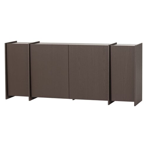 Woood Brock Dressoir 200 cm - Middenbruin Woood Brock Dressoir 200 cm - Middenbruin