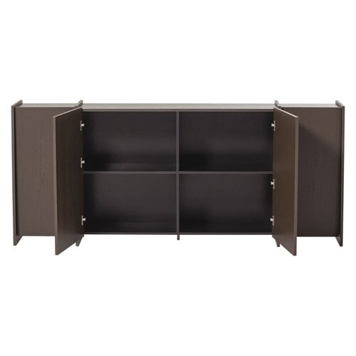 Woood Brock Dressoir 200 cm - Middenbruin Woood Brock Dressoir 200 cm - Middenbruin