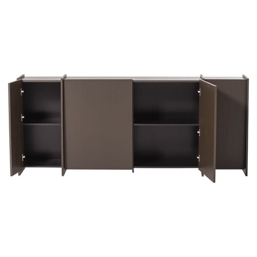 Woood Brock Dressoir 200 cm - Middenbruin Woood Brock Dressoir 200 cm - Middenbruin