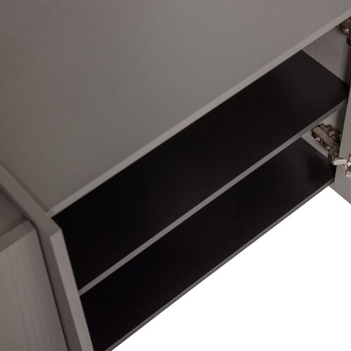 Woood Brock Tv Meubel 102 cm - Warmgrijs Woood Brock Tv Meubel 102 cm - Warmgrijs