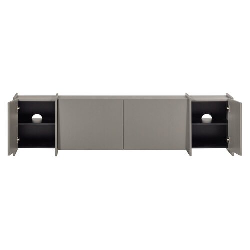 Woood Brock Tv Meubel 200 cm - Warmgrijs Woood Brock Tv Meubel 200 cm - Warmgrijs