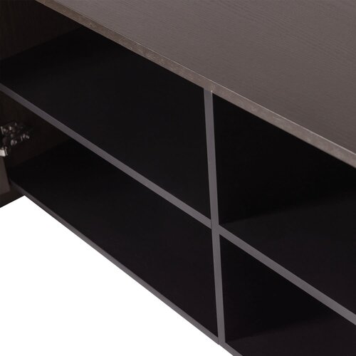 Woood Brock Tv Meubel 200 cm - Middenbruin Woood Brock Tv Meubel 200 cm - Middenbruin