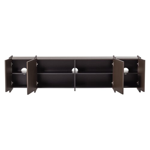 Woood Brock Tv Meubel 200 cm - Middenbruin Woood Brock Tv Meubel 200 cm - Middenbruin