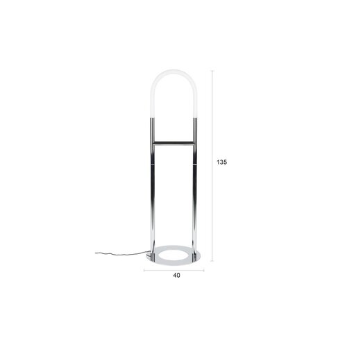 Zuiver Staanlamp Arch - Chrome Zuiver Staanlamp Arch - Chrome