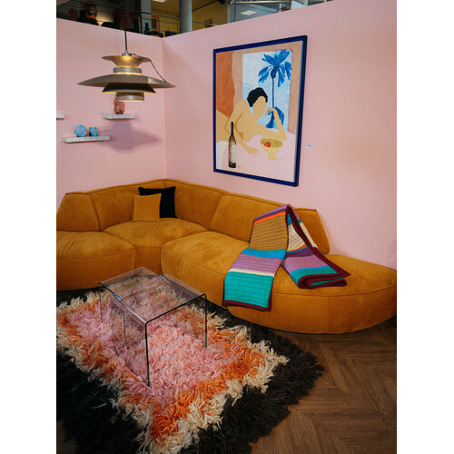 COMF Collection Havana Zetel - Opstelling: Hoek (rond) + Hoekelement (trapeze) + 1-zit zonder armen + Hoek (rond) - in Stof: Cord , kleur 403 (cat. C) COMF Collection Havana Zetel - Opstelling: Hoek (rond) + Hoekelement (trapeze) + 1-zit zonder armen + Hoek (rond) - in Stof: Cord , kleur 403 (cat. C)