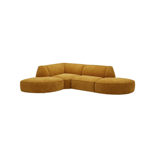 COMF Collection Havana Zetel - Opstelling: Hoek (rond) + Hoekelement (trapeze) + 1-zit zonder armen + Hoek (rond) - in Stof: Cord , kleur 403 (cat. C) COMF Collection Havana Zetel - Opstelling: Hoek (rond) + Hoekelement (trapeze) + 1-zit zonder armen + Hoek (rond) - in Stof: Cord , kleur 403 (cat. C)