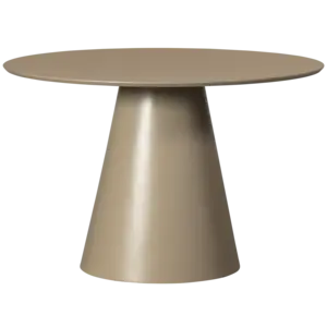 Woood Ronde Eettafel Jorre Ø120 CM - Militair Bruin Woood Ronde Eettafel Jorre Ø120 CM - Militair Bruin