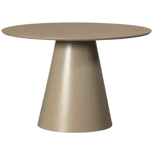 Woood Ronde Eettafel Jorre Ø120 CM - Militair Bruin Woood Ronde Eettafel Jorre Ø120 CM - Militair Bruin