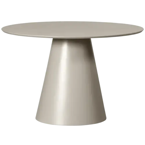 Woood Ronde Eettafel Jorre Ø120 CM - Antiek Beige Woood Ronde Eettafel Jorre Ø120 CM - Antiek Beige