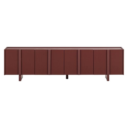 Woood Basu TV-Meubel 200 cm - Bordeauxrood Woood Basu TV-Meubel 200 cm - Bordeauxrood