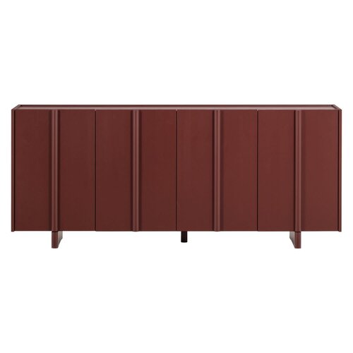 Woood Basu Dressoir 200 cm - Bordeauxrood Woood Basu Dressoir 200 cm - Bordeauxrood