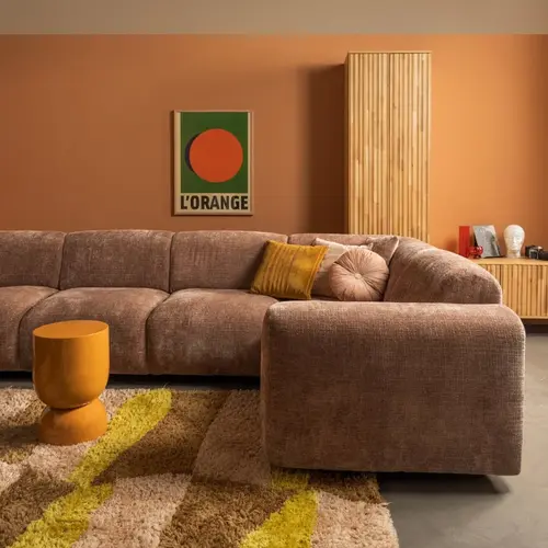 Woood Vloerkleed Musa - Naturel & Geel 170 x 240 cm