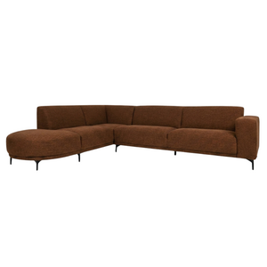 COMF Collection Zetel Helsinki - Opstelling: Longchair rond (links) + 3-zit (arm rechts) - Stof: Florin 44 (cat. D) COMF Collection Zetel Helsinki - Opstelling: Longchair rond (links) + 3-zit (arm rechts) - Stof: Florin 44 (cat. D)