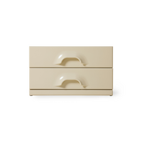 Ladekast met 2 Lades - Cream