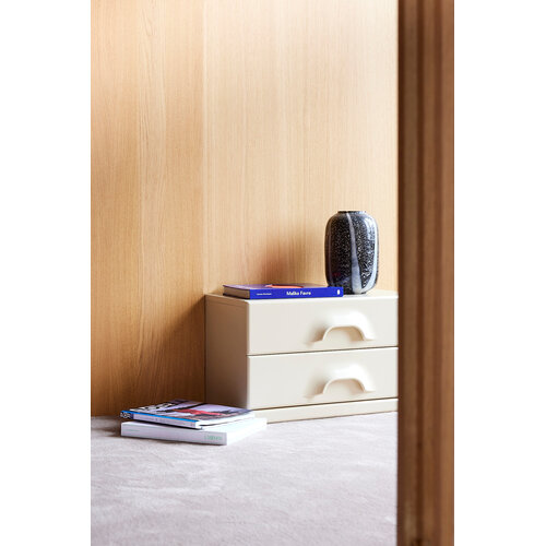 HKliving Ladekast met 2 Lades - Cream