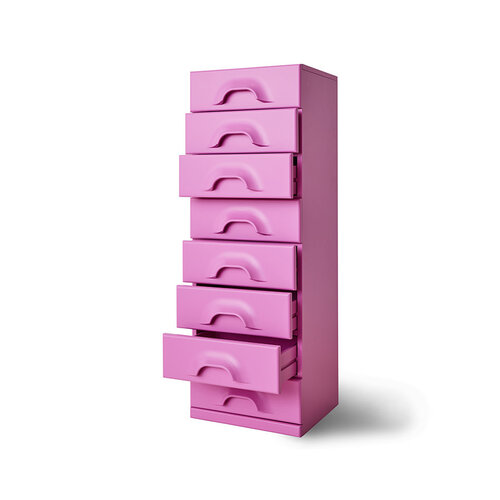 HKliving Ladekast met 8 Lades - Urban Pink HKliving Ladekast met 8 Lades - Urban Pink