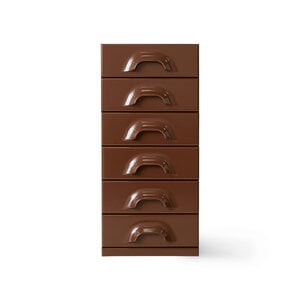 HKliving Ladekast met 6 Lades - Chocolate