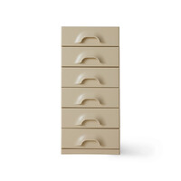 Ladekast met 6 Lades - Cream
