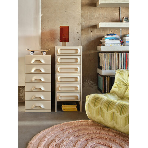 HKliving Ladekast met 6 Lades - Cream
