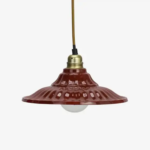 Madam Stoltz Hanglamp Emaille - Cherry Madam Stoltz Hanglamp Emaille - Cherry