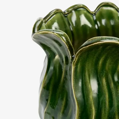 Madam Stoltz Flowerpot Leaf - Green Madam Stoltz Flowerpot Leaf - Green