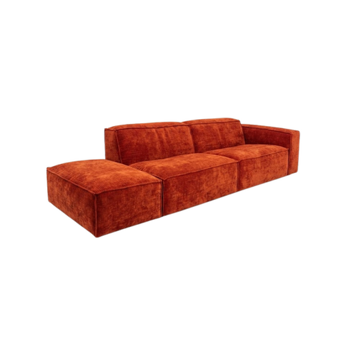 COMF Collection Lima Zetel - Opstelling: Hocker 105 x 70 cm + 1,5-zit (zonder armen) + 1,5-zit (arm rechts) - Stof: Levis 25 (cat. E) COMF Collection Lima Zetel - Opstelling: Hocker 105 x 70 cm + 1,5-zit (zonder armen) + 1,5-zit (arm rechts) - Stof: Levis 25 (cat. E)
