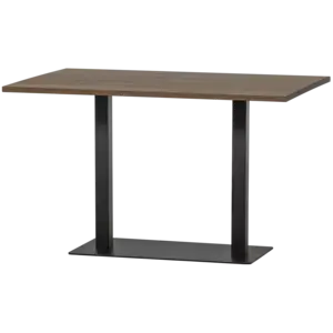 Woood Tablo: Eettafel Recht Cashmere Brown - 120 x 80 cm
