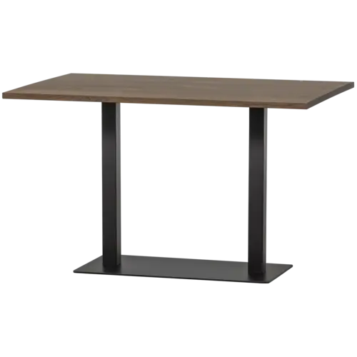 Woood Tablo: Eettafel Recht Cashmere Brown - 120 x 80 cm