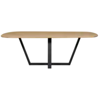 Tablo: Eettafel Organisch Transparant - 220 x 100 cm