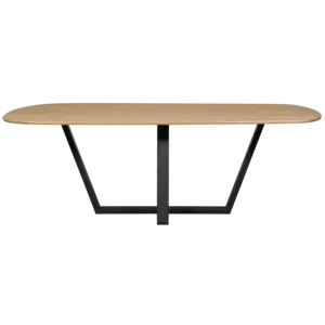 Woood Tablo: Eettafel Organisch Transparant - 220 x 100 cm