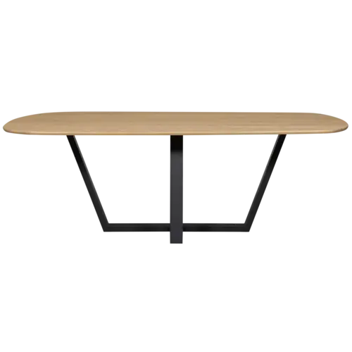 Woood Tablo: Eettafel Organisch Transparant - 220 x 100 cm