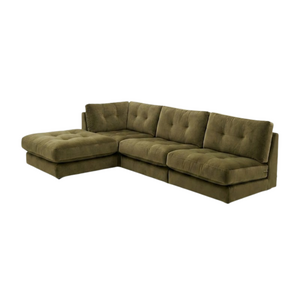 COMF Collection Oslo Zetel: Opstelling: hoekelement + 2x 1-zit (zonder armen) + hocker 95 x 95 cm - Stof Juke 59 (Cat. E) COMF Collection Oslo Zetel: Opstelling: hoekelement + 2x 1-zit (zonder armen) + hocker 95 x 95 cm - Stof Juke 59 (Cat. E)