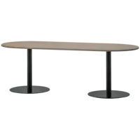 Tablo: Eettafel Ovaal Pebble Grey - 220 x 90 cm