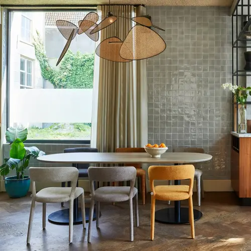 Woood Tablo: Eettafel Ovaal Pebble Grey - 220 x 90 cm