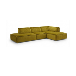 COMF Collection Lima Zetel - Opstelling: Ottomaan L + 1-zit + Divan R - Stof: Juke olive 53 (cat. E) COMF Collection Lima Zetel - Opstelling: Ottomaan L + 1-zit + Divan R - Stof: Juke olive 53 (cat. E)