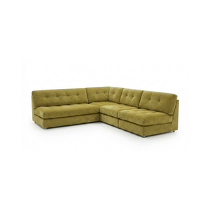 COMF Collection Zetel Oslo - Opstelling: 1,5-zit arm L + 1-zit + hoekelement + 1-zit + 1-zit arm r - Stof Levis (cat. E)