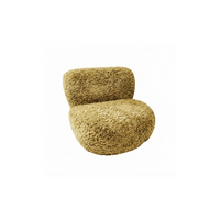 Draaifauteuil Poppy in Plush 170 (Champagne )