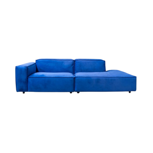 COMF Collection Lima zetel - Opstelling: 1,5 zit arm L + Ottomaan - in Stof: Eight, cobalt 46 (cat.F) COMF Collection Lima zetel - Opstelling: 1,5 zit arm L + Ottomaan - in Stof: Eight, cobalt 46 (cat.F)