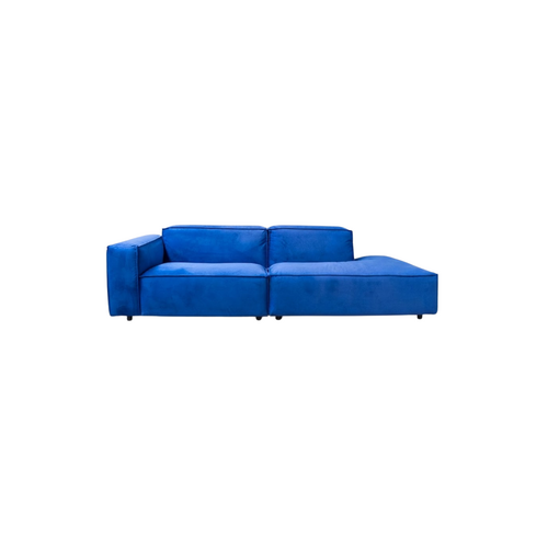 COMF Collection Lima zetel - Opstelling: 1,5 zit arm L + Ottomaan - in Stof: Eight, cobalt 46 (cat.F) COMF Collection Lima zetel - Opstelling: 1,5 zit arm L + Ottomaan - in Stof: Eight, cobalt 46 (cat.F)