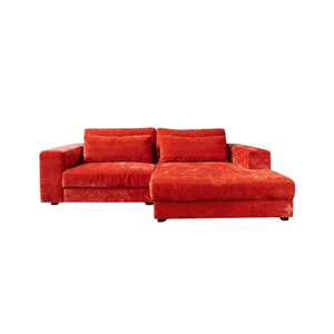 COMF Collection Vienna zetel - Opstelling: 1,5 zit arm L + Divan R - in Stof: Levis oranje 25 (cat. E) COMF Collection Vienna zetel - Opstelling: 1,5 zit arm L + Divan R - in Stof: Levis oranje 25 (cat. E)