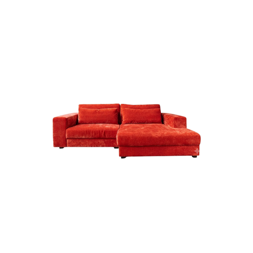 COMF Collection Vienna zetel - Opstelling: 1,5 zit arm L + Divan R - in Stof: Levis oranje 25 (cat. E) COMF Collection Vienna zetel - Opstelling: 1,5 zit arm L + Divan R - in Stof: Levis oranje 25 (cat. E)